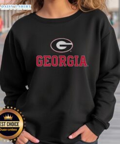 Awesome Georgia logo football team sweatshirt in vibrant colors, perfect for fans and casual wear.