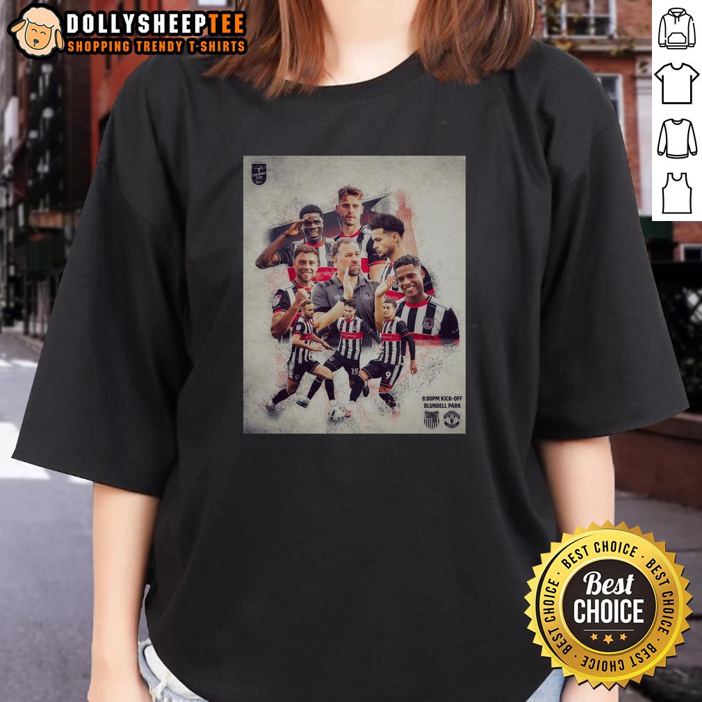 Awesome Grimsby Town Soccer Player Ladies Tee Alt Text: Awesome Grimsby Town soccer player ladies tee showcasing team spirit and style in vibrant colors.