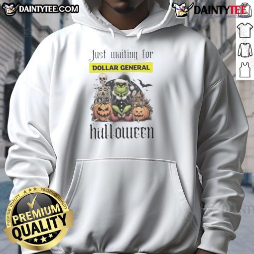 Awesome Grinch Halloween hoodie from Dollar General, perfect for festive celebrations and cozy fall outings.