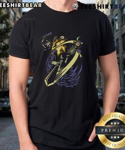 Alt Text: Awesome Henrique Torres Shadow Dwellers T-Shirt featuring unique art and vibrant colors for fans of graphic tees.
