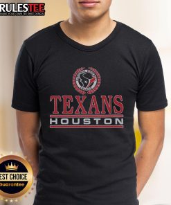 Awesome Houston Texans Crest T-Shirt featuring the team logo and vibrant colors, perfect for fans and game days.