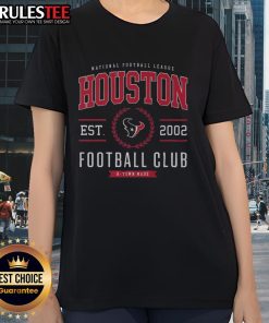 Awesome Houston Texans Football Club ladies tee in vibrant colors, perfect for game day and showing team spirit.