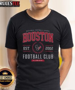 Alt Text: Awesome Houston Texans Football Club T-Shirt featuring the team's logo and colors, perfect for fans and game day.