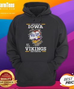 Awesome hoodie for Minnesota Vikings fans living in Iowa, showcasing team pride and style.