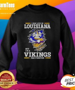 Awesome sweatshirt for Minnesota Vikings fans living in Louisiana, showcasing team pride and style.