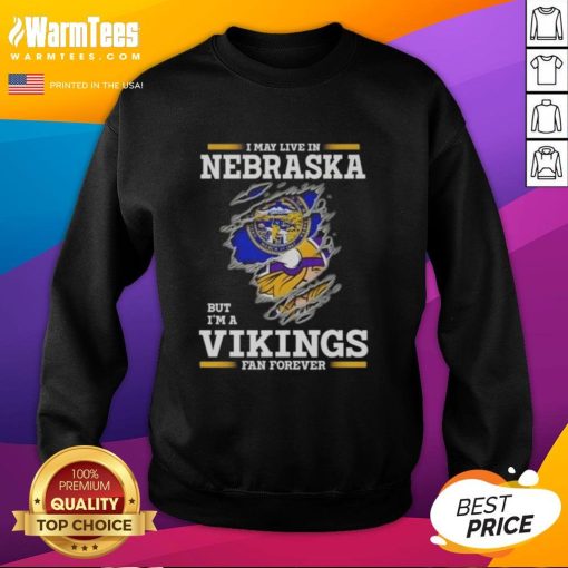 Awesome Minnesota Vikings fan sweatshirt for Nebraska residents, showcasing team pride and stylish comfort.