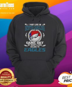 Philadelphia Eagles hoodie showcasing team spirit, perfect for game day, even from North Carolina.