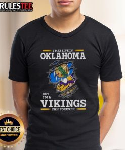 Awesome Minnesota Vikings fan T-shirt for Oklahoma residents, showcasing pride for the team with a stylish design.