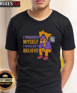 Awesome I Promised Myself I Wouldn't Believe Next Year T-Shirt in vibrant colors, perfect for motivational wear.