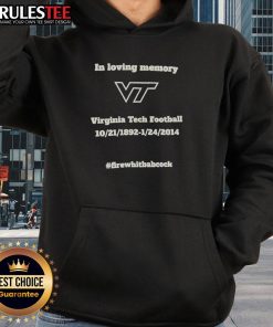 Alt Text: Awesome In Loving Memory Virginia Tech Football Hoodie featuring team colors and logo, perfect for fans and remembrance.