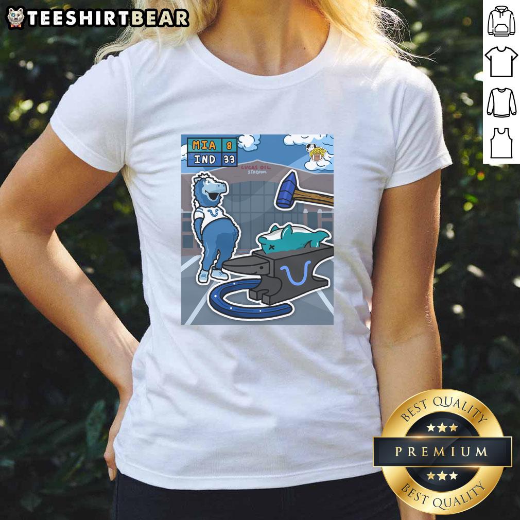 Awesome Indianapolis Colts Demolish The Miami Dolphins Ladies Tee Awesome Indianapolis Colts demolish the Miami Dolphins on a stylish ladies tee showcasing team spirit and game day excitement.
