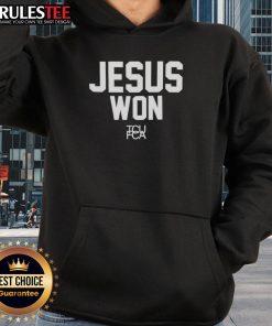 Awesome Jesus Won TCU Football Hoodie featuring a stylish design for fans celebrating faith and team spirit.