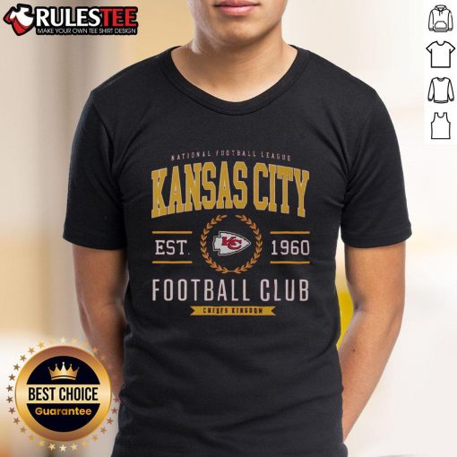 Awesome Kansas City Chiefs Football Club T-Shirt featuring vibrant team colors and logo, perfect for fans and game day.