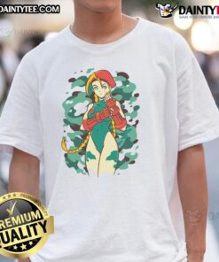 Awesome Killer Bee Cammy Street Fighter T-Shirt featuring a bold graphic of Cammy in her iconic Killer Bee outfit.