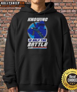 Awesome Knowing is Half the Battle GI Joe Hoodie featuring iconic graphics and vibrant colors for fans of the series.