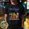 Awesome Kroger X Grinch Cosplay Happy Hallothanksmas T-Shirt featuring festive designs and vibrant colors for holiday fun.