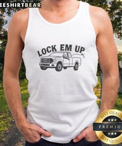 Stylish Awesome Lock Em Up Car Tank Top featuring a bold graphic design, perfect for casual wear and car enthusiasts.