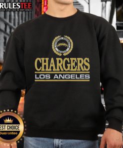 Awesome Los Angeles Chargers Crest Sweatshirt featuring bold team logo on a comfortable fabric for fans.