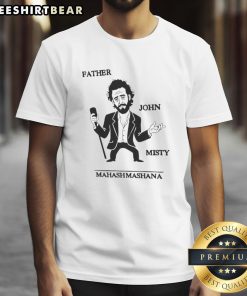 Awesome Mahashmashana Father John Misty T-Shirt featuring unique artwork and vibrant colors, perfect for fans.