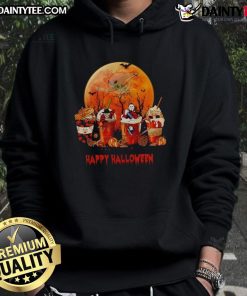 Miami Dolphins Happy Halloween coffee hoodie featuring festive graphics and team colors for fans celebrating the season.