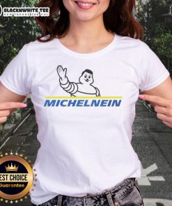 Awesome Michelnein Logo Ladies Tee featuring a stylish design, perfect for casual wear and fashion enthusiasts.