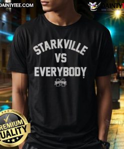 Awesome Mississippi State Bulldogs Starkville Vs. Everybody T-Shirt featuring bold graphics and a stylish design for fans.