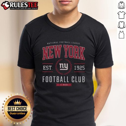 Awesome New York Giants Football Club T-Shirt featuring team colors and logo, perfect for fans and game day attire.