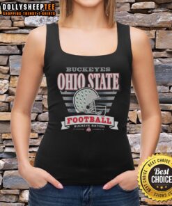 Awesome Ohio State Buckeyes Stripe Splash Tank Top featuring vibrant colors and sporty design for fans.