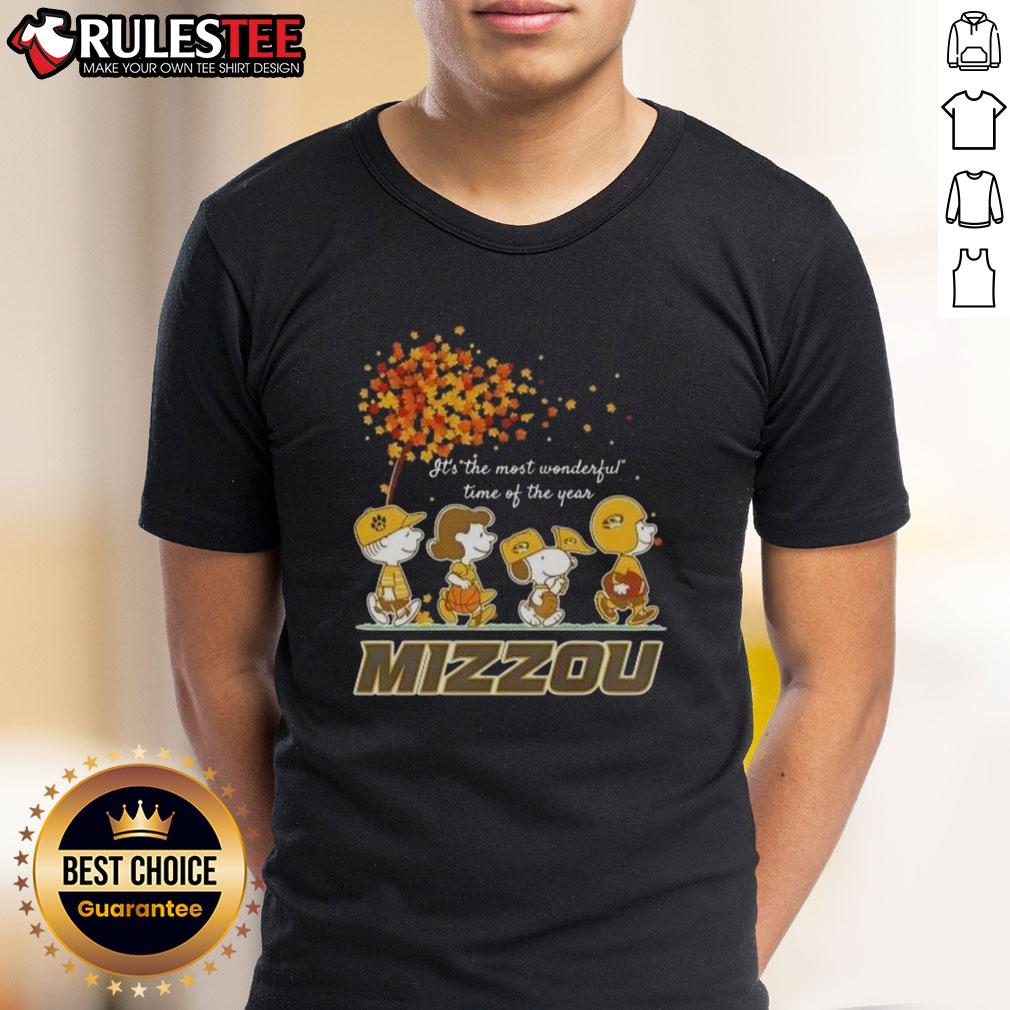 Awesome Peanuts It'S The Most Wonderful Time Of The Year Mizzou Tigers T Shirt Awesome Peanuts 'It's The Most Wonderful Time Of The Year' Mizzou Tigers T-Shirt featuring festive design and vibrant colors.