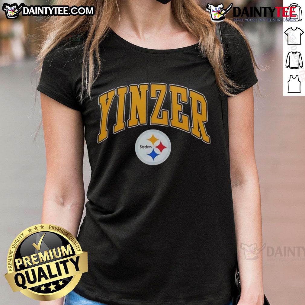Awesome Pittsburgh Steelers Yinzer Logo Ladies Tee Awesome Pittsburgh Steelers Yinzer logo ladies tee featuring bold design and team colors for stylish fans.