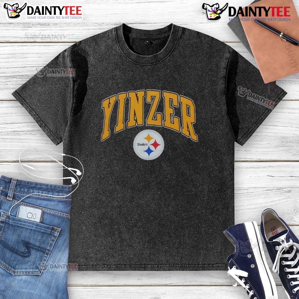 Awesome Pittsburgh Steelers Yinzer Logo Washed T Shirt Awesome Pittsburgh Steelers Yinzer logo washed t-shirt, featuring a stylish design perfect for fans and casual wear.