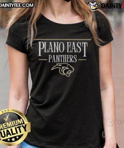 Awesome Plano East Crown Trio Panthers gold lines ladies tee featuring vibrant colors and stylish design for fans.