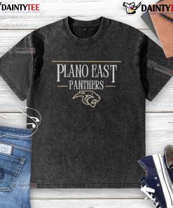Awesome Plano East Crown Trio Panthers gold lines washed t-shirt showcasing stylish design and vibrant team colors.