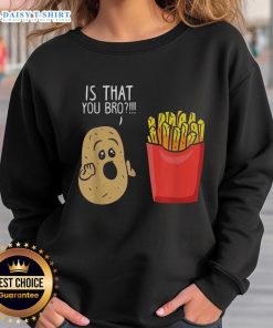 Awesome Potato French Fries sweatshirt featuring a fun graphic design, perfect for food lovers and casual wear.