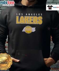 Awesome Premium Los Angeles Lakers Throwback Hoodie featuring vintage design and team colors for stylish fans.
