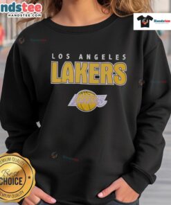 Vintage Los Angeles Lakers sweatshirt featuring retro design, perfect for fans seeking an awesome premium throwback look.