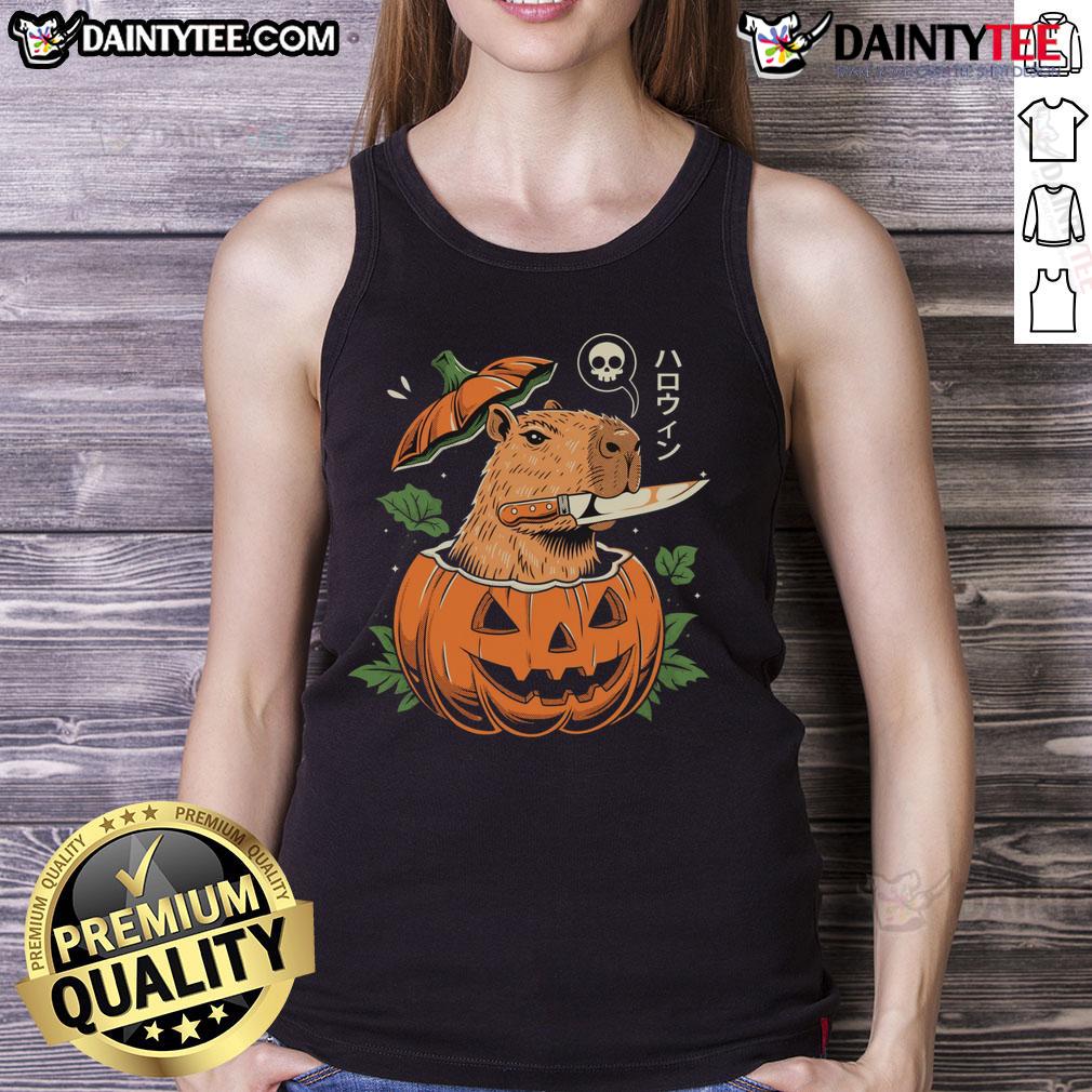 Awesome Pumpkin Capybara Slayer Tank Top Awesome Pumpkin Capybara Slayer Tank Top featuring a playful capybara design and vibrant autumn colors.