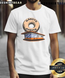Awesome Randy's Donut Shop T-Shirt featuring colorful donut graphics and fun typography, perfect for donut lovers.