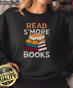 Alt Text: Cozy Awesome Read Smore Books sweatshirt featuring a fun book-themed graphic, perfect for book lovers and reading enthusiasts.