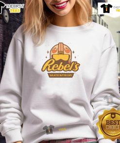 Awesome Rebels Galactic Butter Cups Sweatshirt featuring a vibrant space-themed design and comfortable fit.