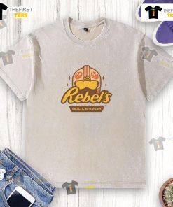 Awesome Rebels Galactic Butter Cups washed t-shirt featuring a vibrant graphic design, perfect for casual wear.
