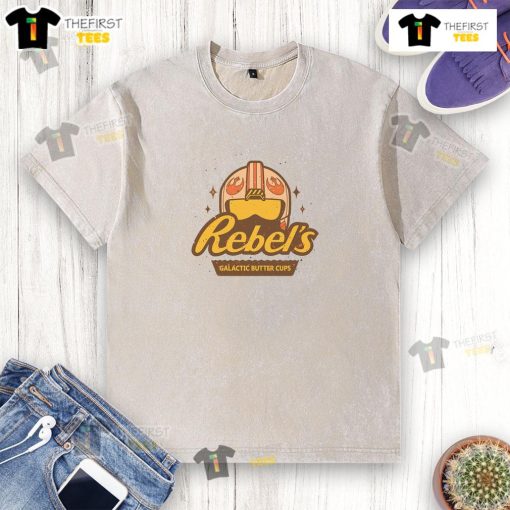 Awesome Rebels Galactic Butter Cups washed t-shirt featuring a vibrant graphic design, perfect for casual wear.