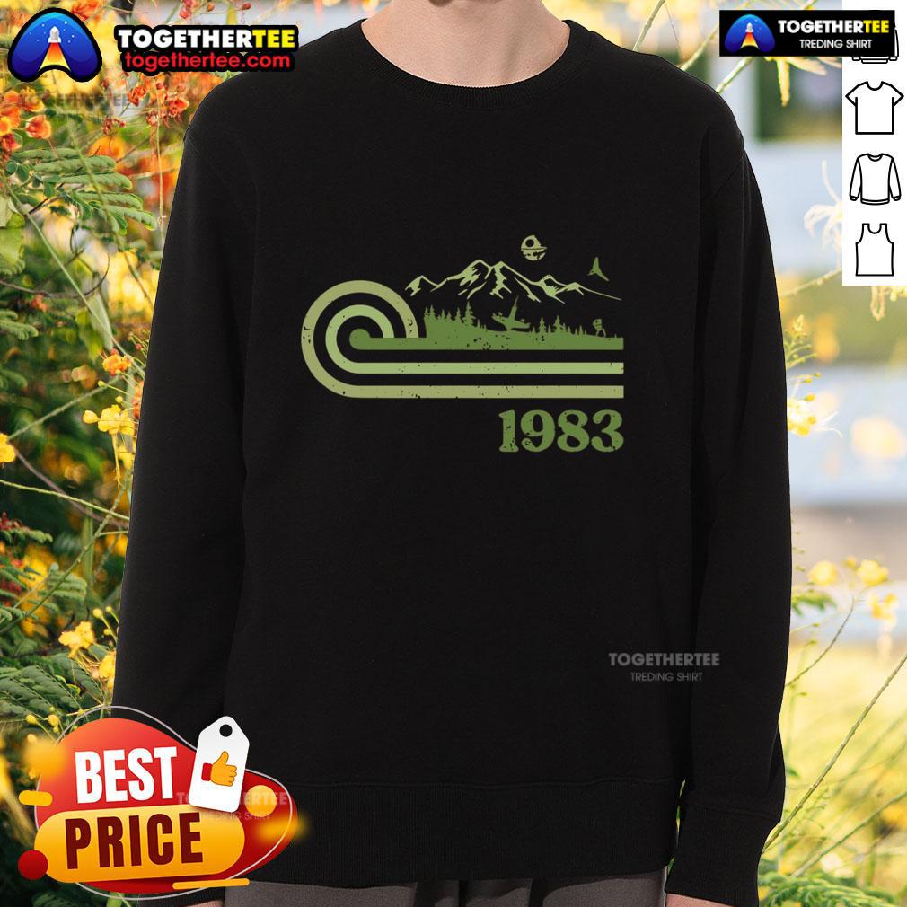 Awesome Retro Vintage Forest Moon 1983 Sweatshirt