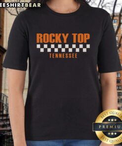 Awesome Rocky Top Tennessee throwback classic ladies tee in vibrant colors, perfect for casual wear and Tennessee pride.