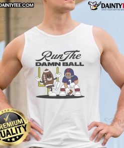 Awesome Run The Damn Ball Tank Top in vibrant colors, perfect for workouts and casual wear. Show your love for running!