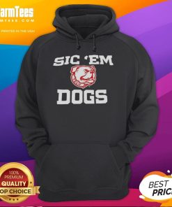 Awesome SIC Em Dogs Hoodie featuring a stylish design for dog lovers, perfect for casual wear and showcasing your passion.