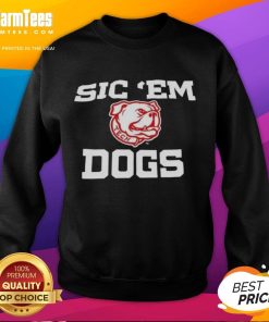Awesome SIC Em Dogs Sweatshirt featuring a vibrant design, perfect for dog lovers and cozy casual outfits.