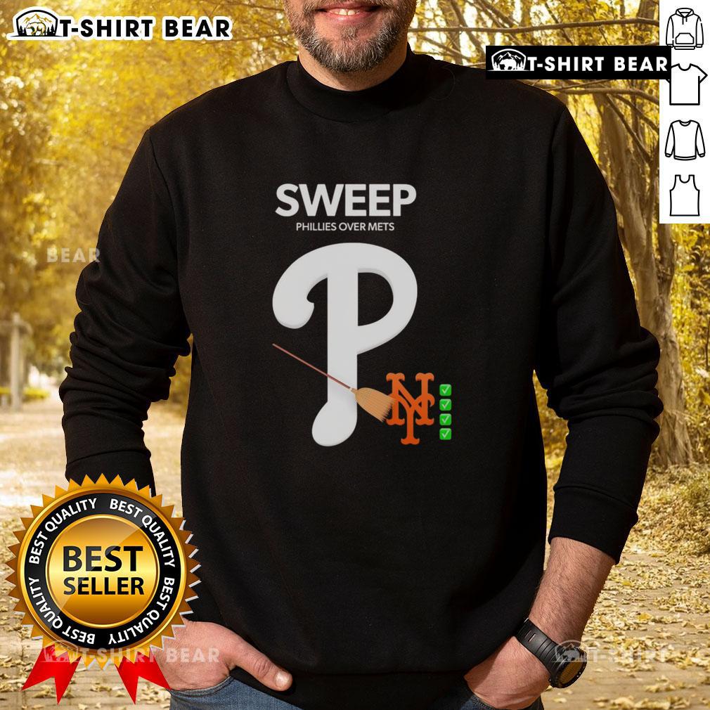 Awesome Sweep Phillies Over Mets Sweatshirt Awesome Sweep Phillies Over Mets Sweatshirt featuring team colors and logo, perfect for Phillies fans celebrating a win.
