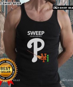 Awesome Sweep Phillies Over Mets Tank Top featuring a bold design celebrating the Phillies' victory over the Mets.