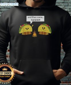 Awesome Taco Tuesday hoodie featuring a fun Mexican food pun design, perfect for taco lovers and casual wear.